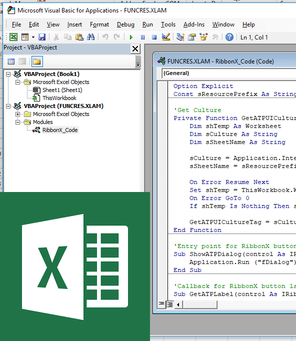 Bild av Excel funktioner och formler (VBA och VB6)